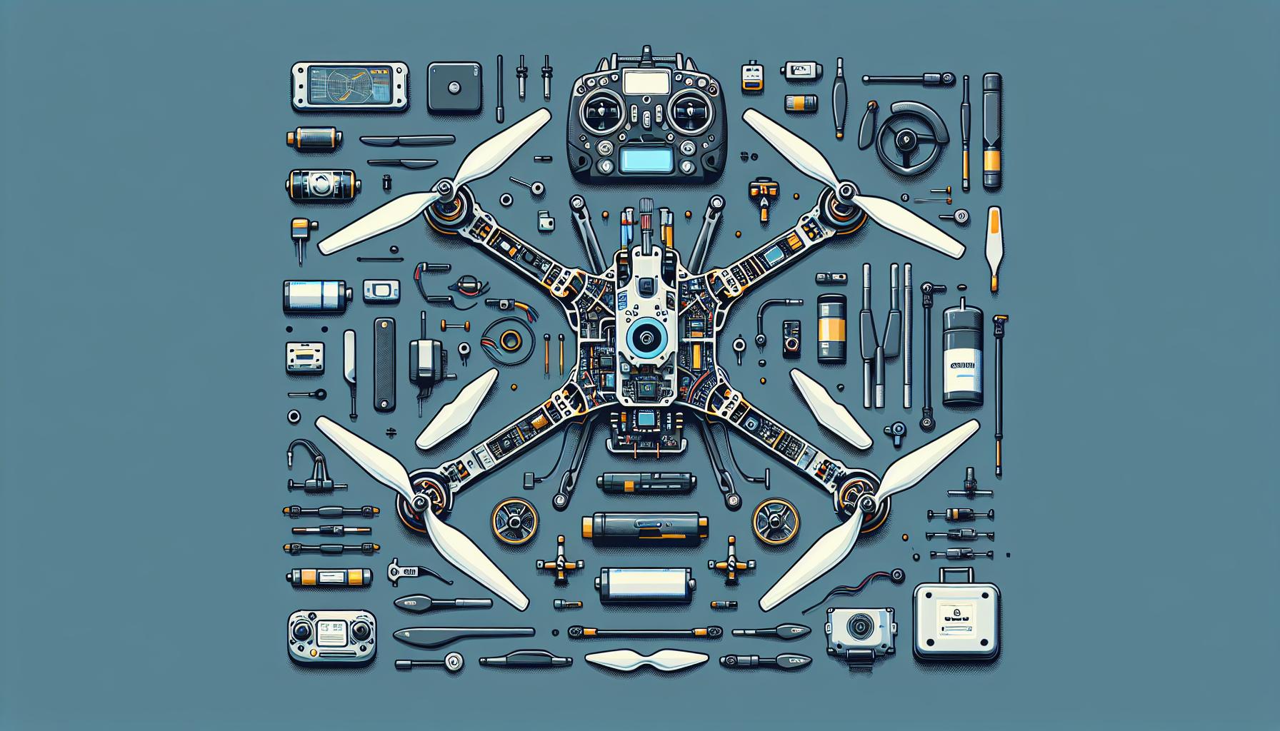 partes de un dron