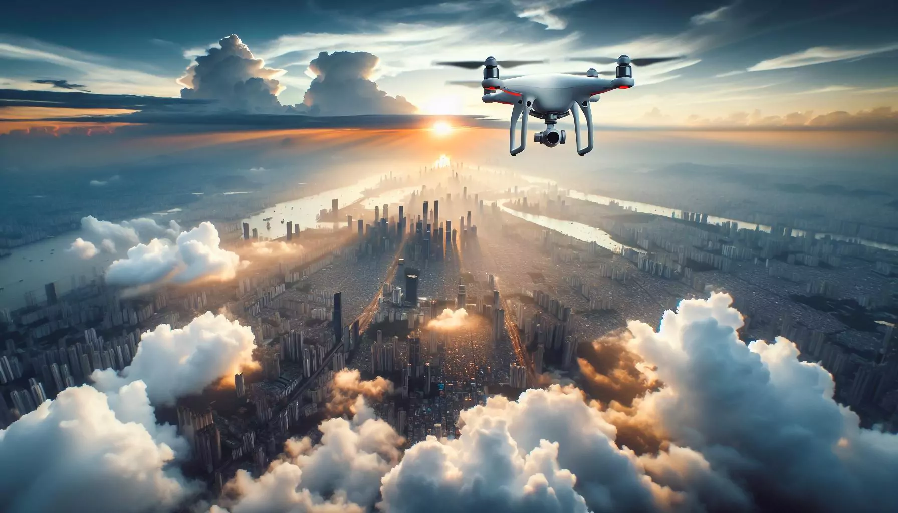 altura y distancia maxima que puede volar un dron
