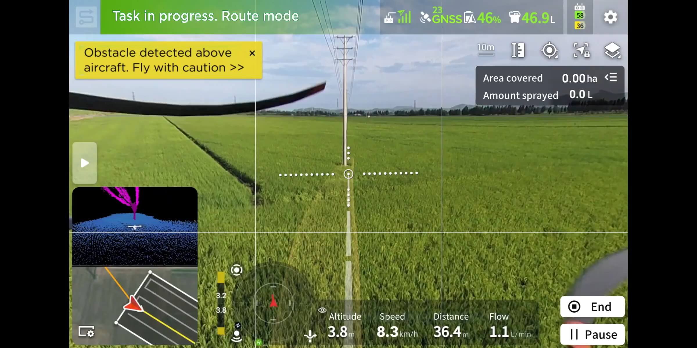 DJI Agras T100 — foto oficial DJI